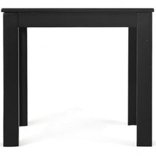 Load image into Gallery viewer, Wooden Square Patio Coffee Bistro Table-Black
