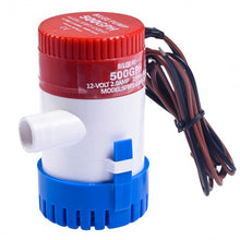 Load image into Gallery viewer, 12V 2.0A 500 GPH Electric Bilge Pump Marine Boat Yacht Submersible 3/4&quot; Hose
