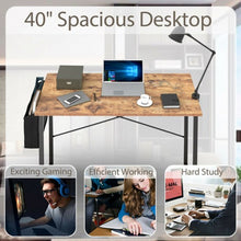 Load image into Gallery viewer, Modern Computer Desk with Storage Bag-40&quot; x 20&quot; x 30&quot;
