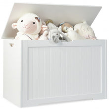 Load image into Gallery viewer, Wooden Toy Box Kids Storage Chest Bench -White
