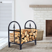 Load image into Gallery viewer, 2&#39; Outdoor Heavy Duty Steel Firewood Storage Holder
