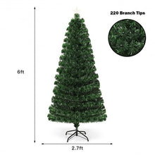 Load image into Gallery viewer, 6&#39; Fiber Optic Artificial Christmas Tree with LED Lights-6&#39;
