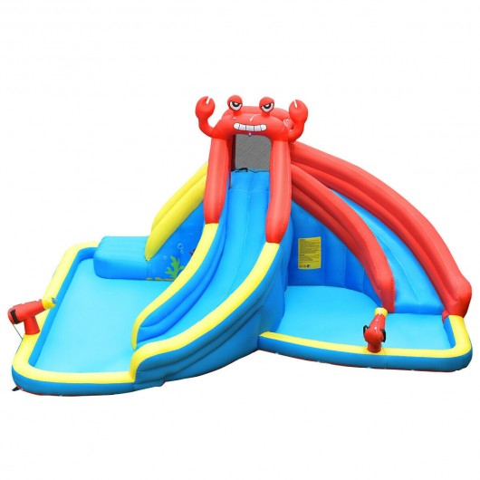 Inflatable Water Slide Crab Dual Slide Bounce House