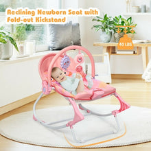 Load image into Gallery viewer, Baby Adjustable Swing Bouncer &amp; Rocker-Pink
