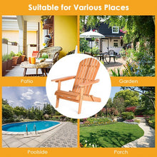 Load image into Gallery viewer, Eucalyptus Chair Foldable Outdoor Wood Lounger Chair
