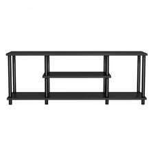 Load image into Gallery viewer, 3-Tier TV Stand Entertainment Media Center Console Shelf-Black
