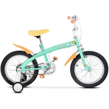 Load image into Gallery viewer, 16&quot; Outdoor Sports Kids Bicycle with Training Wheels Bell-Green

