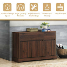 Load image into Gallery viewer, Buffet Sideboard Console Table Cabinet w/2 Storage Drawers
