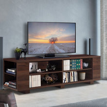 Load image into Gallery viewer, 59&quot; Console Storage Entertainment Media Wood TV Stand-Walnut
