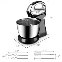 Load image into Gallery viewer, 200 W 5-speed Stand Mixer with Dough Hooks Beaters

