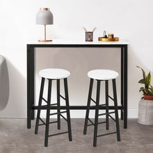 Load image into Gallery viewer, 47&quot; Pub Dining Bar Bistro Table w/ Marble Top-White
