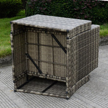 Load image into Gallery viewer, 4 pcs Patio Rattan Cushioned Sofa
