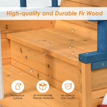 Load image into Gallery viewer, Kids Pirate Boat Wood Sandbox
