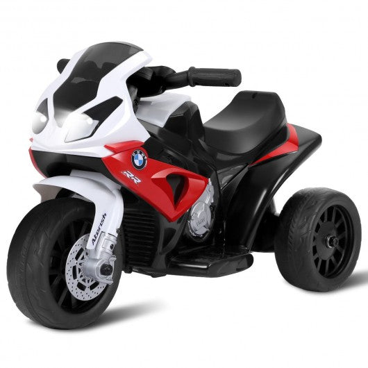 6V Kids 3 Wheels Riding BMW Licensed Electric Motorcycle-Red