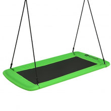 Load image into Gallery viewer, 60&quot; Platform Tree Swing Outdoor with  2 Hanging Straps-Green
