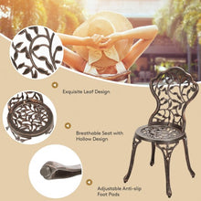 Load image into Gallery viewer, 3 Pcs Cast Aluminum Bistro Set
