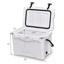 Load image into Gallery viewer, 20QT Handle Lockable Fishing Camping Cooler Ice Chest
