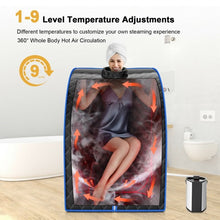 Load image into Gallery viewer, Portable Personal Steam Sauna Spa with 3L Blast-proof Steamer Chair-Black
