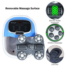 Load image into Gallery viewer, Portable Foot Spa Bath Motorized Massager with Shower-Blue
