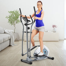 Load image into Gallery viewer, Elliptical Magnetic Cross Trainer with LCD Monitor and Pulse Sensor
