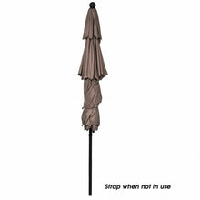 Load image into Gallery viewer, 10ft 3 Tier Patio Umbrella Aluminum Sunshade Shelter Double Vented without Base
