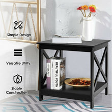 Load image into Gallery viewer, X-Design Display Accent Sofa Side Nightstand Table-Black
