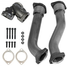 Load image into Gallery viewer, Power Stroke Turbo Diesel with Hardware Bellowed Up Pipe Kit
