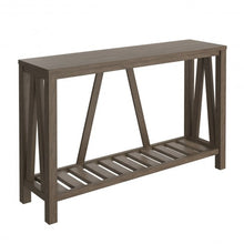 Load image into Gallery viewer, 52 Inch Long Console End Sofa Table-Brown

