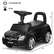 Load image into Gallery viewer, Mercedes Benz Licensed Kids Ride On Push Car-Black

