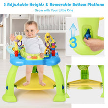 Load image into Gallery viewer, 2-in-1 Baby Jumperoo Adjustable Sit-to-stand Activity Center-Green
