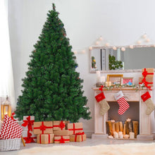 Load image into Gallery viewer, 7.5 ft Pre-Lit Artificial Christmas Tree with 550 Multicolor Lights
