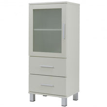 Load image into Gallery viewer, Wood Floor Storage Cabinet w/ 2 Drawers
