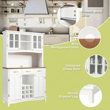 Load image into Gallery viewer, Buffet And Hutch Kitchen Storage Cabinet
