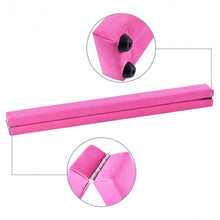 Load image into Gallery viewer, 8&#39; Gymnastics Performance Training Folding Floor Balance Beam-Pink
