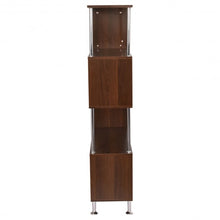 Load image into Gallery viewer, 32&quot; x 12&quot; x 58&quot; Modern 4 Shelves Wooden Storage Bookshelf
