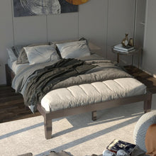 Load image into Gallery viewer, Queen Size 14&quot; Wooden Bed Mattress Frame-Brown
