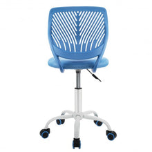 Load image into Gallery viewer, Adjustable Office Task Desk Armless Chair-Blue
