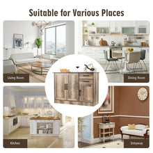 Load image into Gallery viewer, Buffet Storage Cabinet  Kitchen Sideboard with 2 Drawers-Natural
