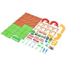 Load image into Gallery viewer, 69 pcs Railway Train Building Blocks Brick Toy
