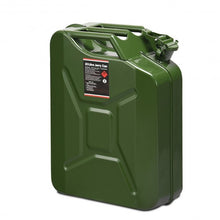 Load image into Gallery viewer, 5 Gallon Steel Gas 20 L Jerry Fuel Can-Green

