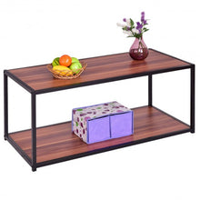 Load image into Gallery viewer, Durable Rectangular Coffee Table with Bottom Shelf
