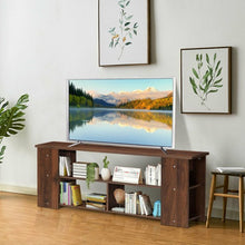 Load image into Gallery viewer, Wood Storage Cabinet TV Stand for TVs up to 50&quot;-Coffee
