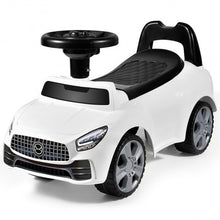 Load image into Gallery viewer, Foot-to-Floor Kids Ride-On Push Toddler Sliding Car-White
