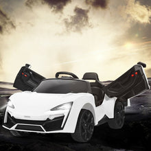 Load image into Gallery viewer, 12V 2.4G RC Electric Vehicle with Lights-White

