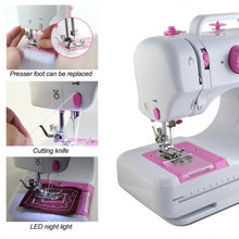 Load image into Gallery viewer, Free-Arm Crafting Mending Sewing Machine with 12 Built-in Stitched
