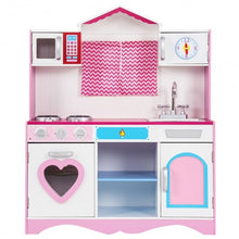 Load image into Gallery viewer, Wood Kitchen Toy Kids Cooking Pretend Play Set
