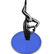 Load image into Gallery viewer, 2&quot; Foldable Pole Dance Yoga Exercise Safety Cushion Mat-Blue
