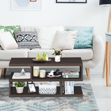 Load image into Gallery viewer, 3-tier Rectangular Modern Console Table Coffee Table
