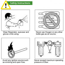 Load image into Gallery viewer, 2.5 mm HVLP Air Spray Gun Kit with Air Regulator
