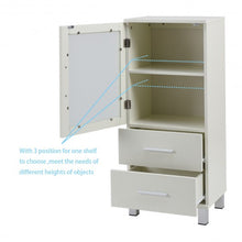 Load image into Gallery viewer, Wood Floor Storage Cabinet w/ 2 Drawers
